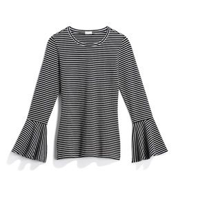 Stripe knit top